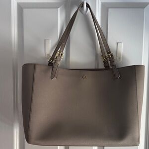 Tory Burch Taupe Tote Bag